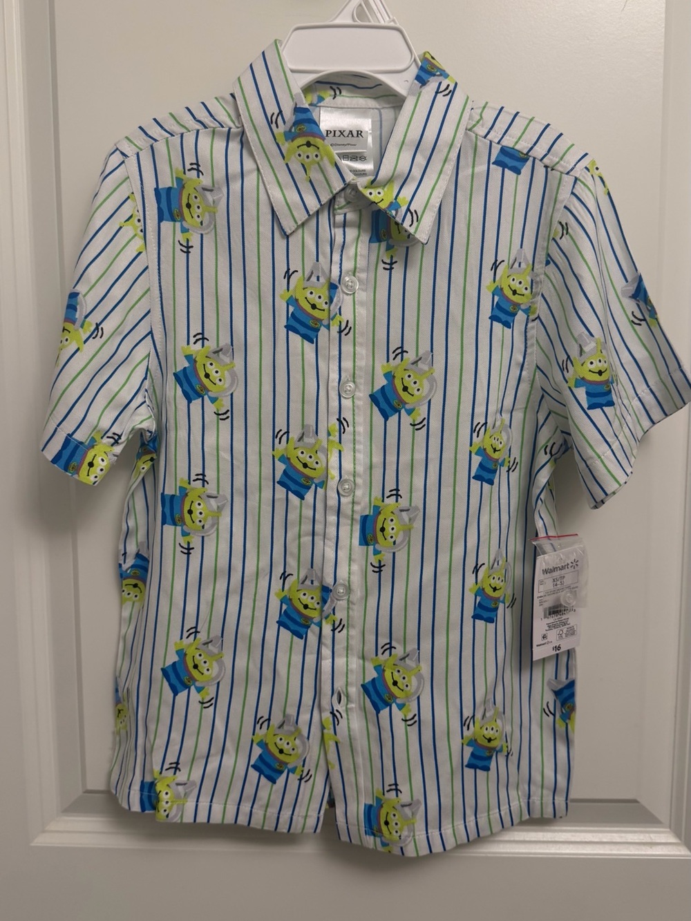 Pixar Minion’s Kids' Short Sleeve Button-Down Shirt